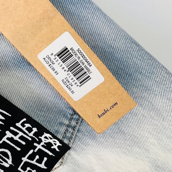 Ksubi NWT Brooklyn Jeans in Marble , Size 24 - Picture 12 of 14